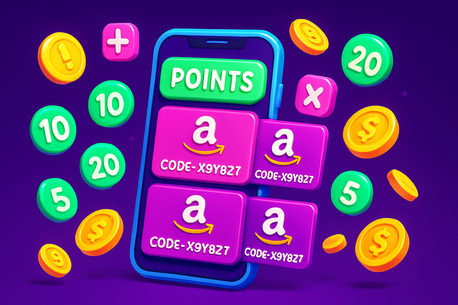 Best apps to convert points into Amazon gift codes