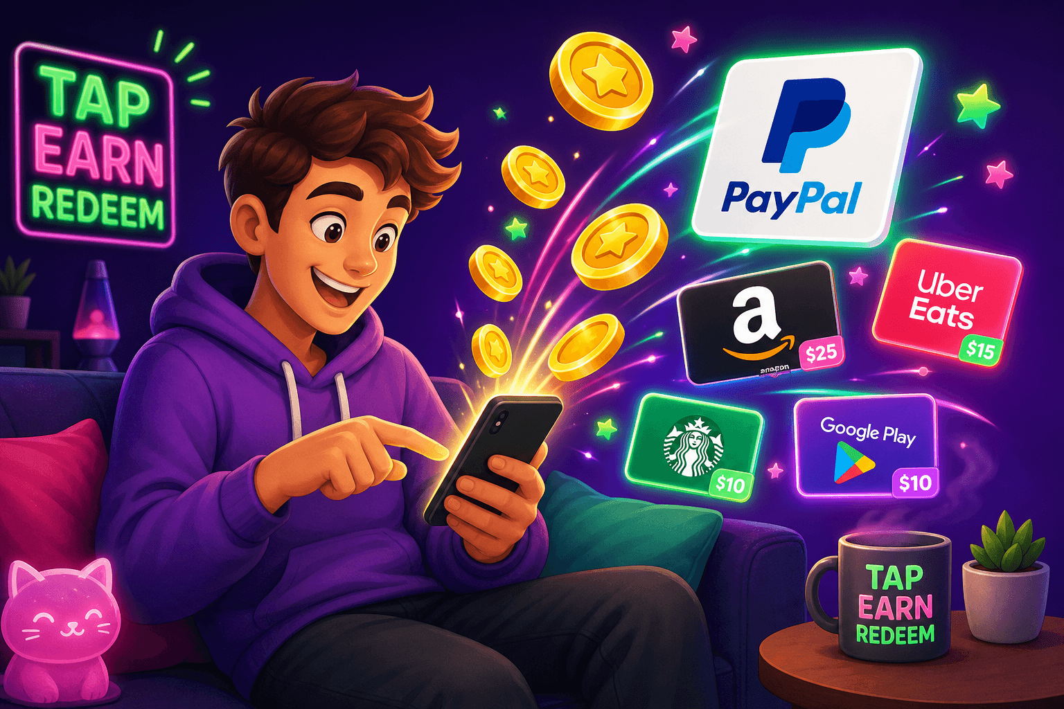 Casual apps that turn game time into real cash