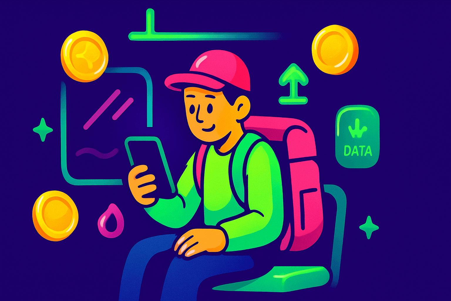 How to earn with minimal mobile data while roaming