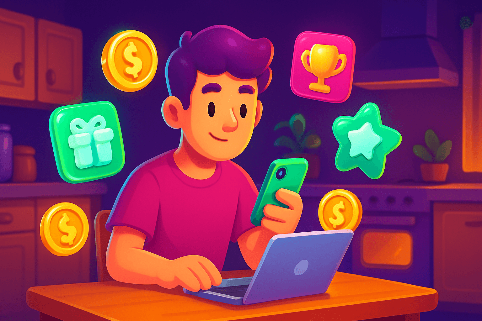 How to safely use multiple reward accounts at home