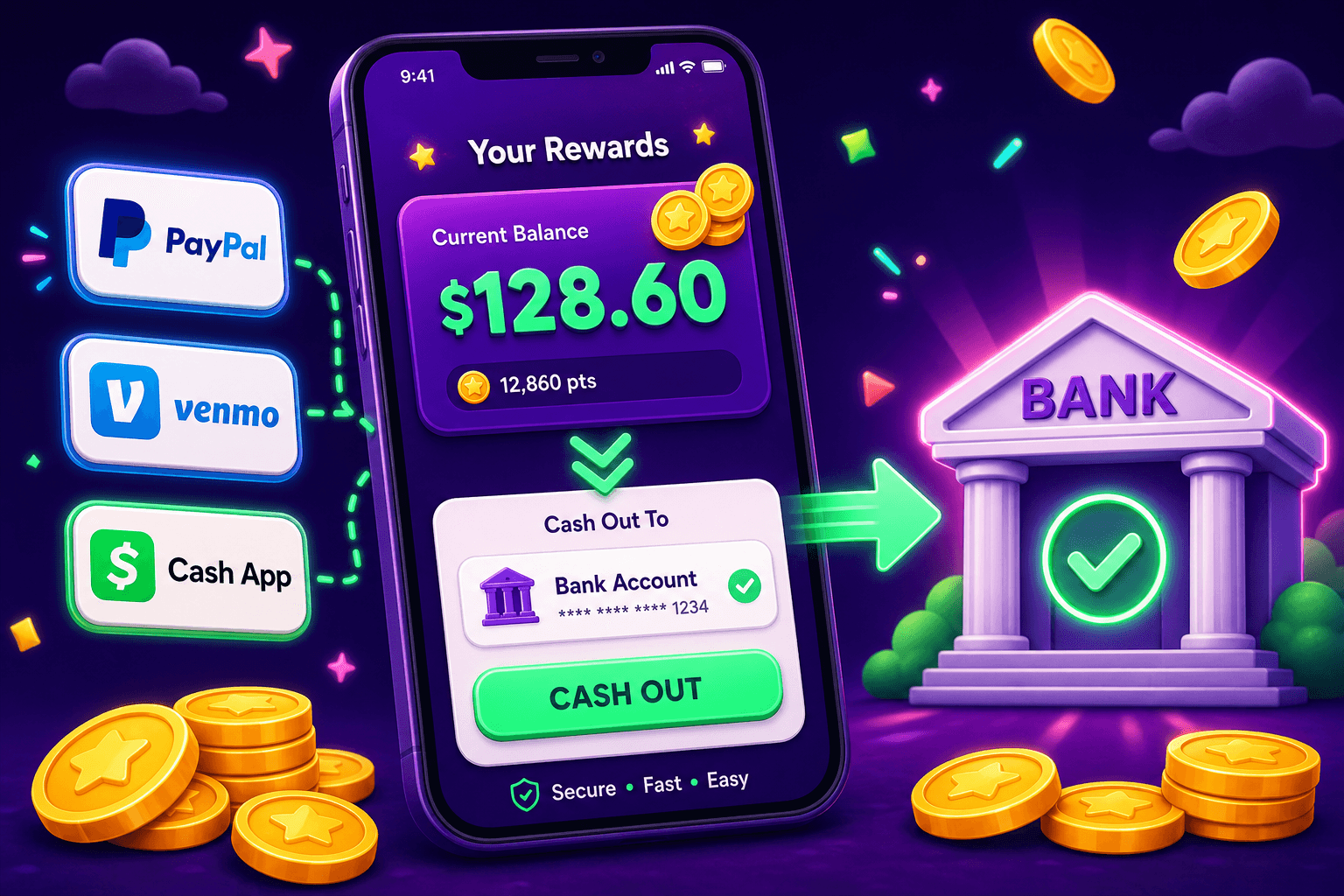 Reward apps that pay to your bank: what actually works