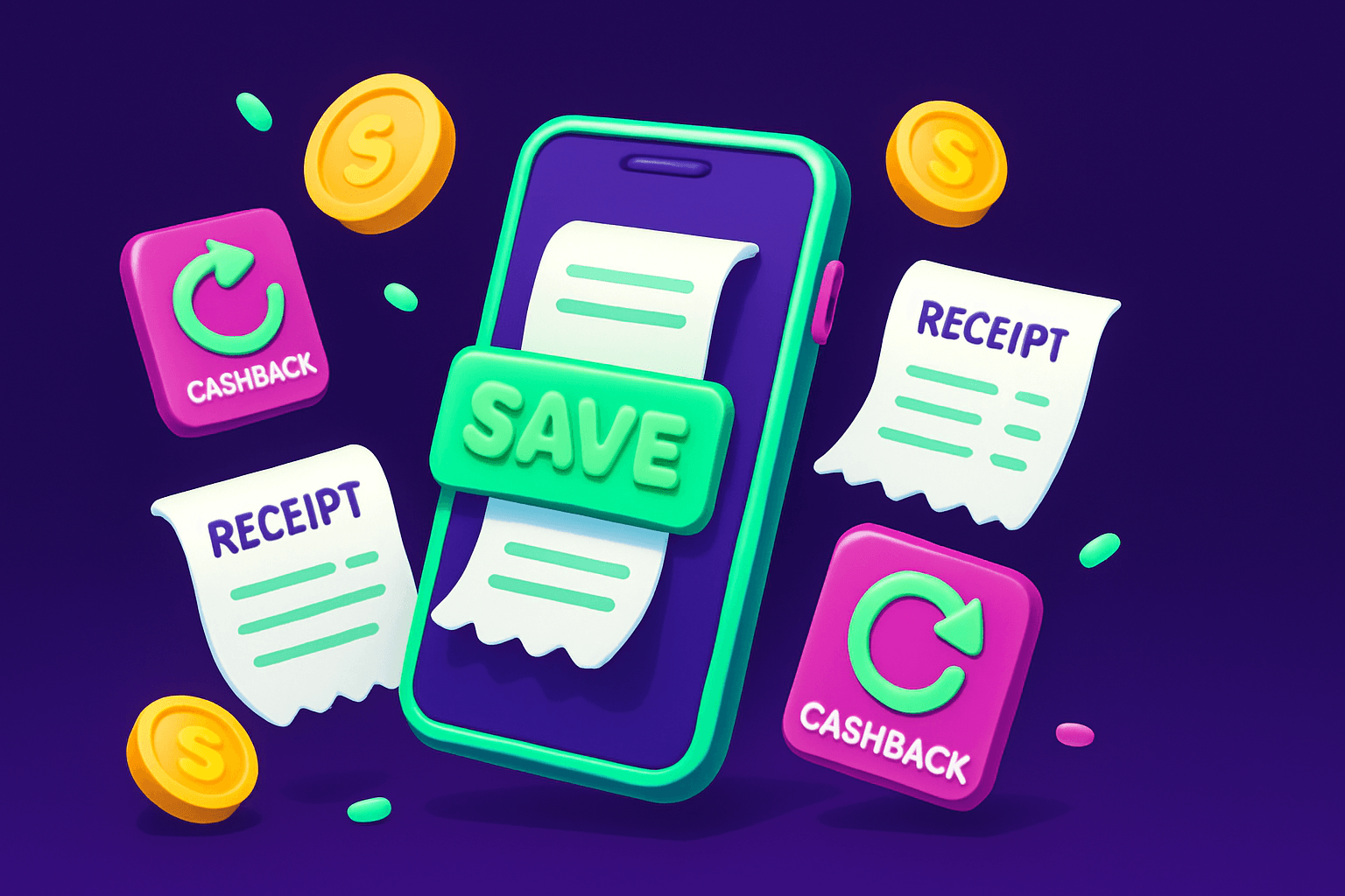 Stack Receipt and Cashback Apps Safely for More Cash Back