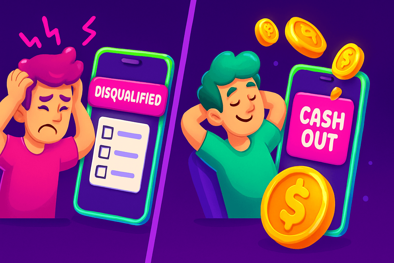 Survey Apps Ranked by Disqualifications and Payouts
