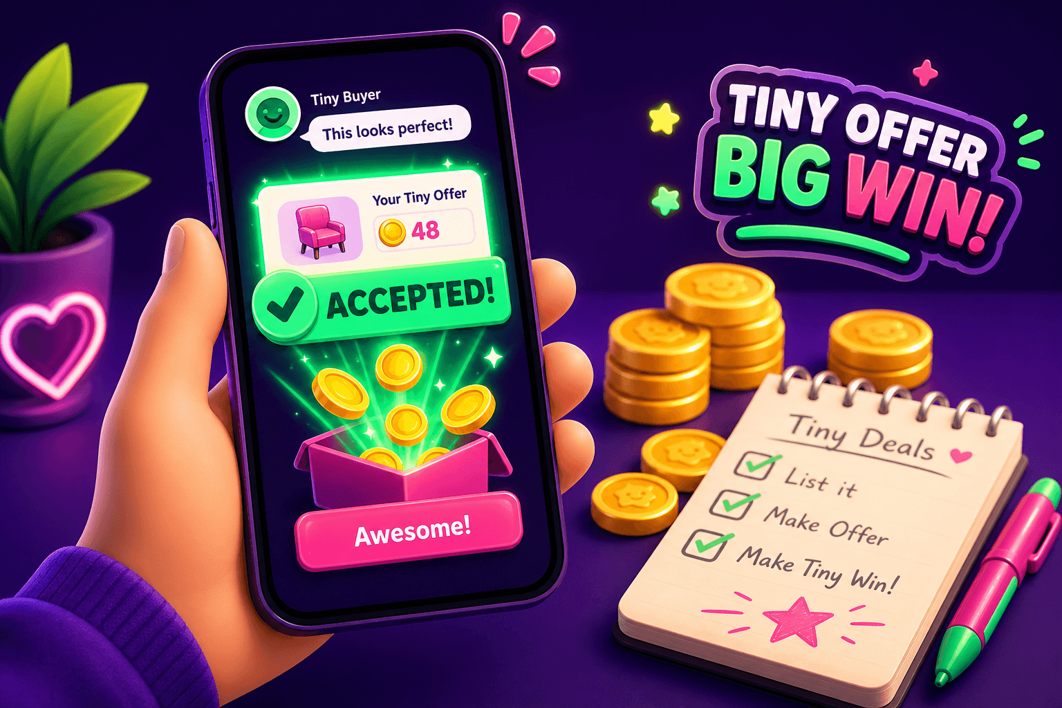 Verify an app's payout with one small offer